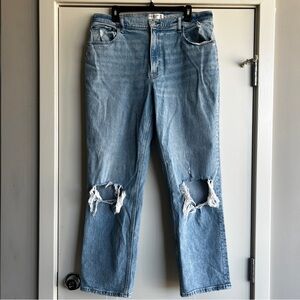 Abercrombie the 90s Straight Ultra High Rise Jeans